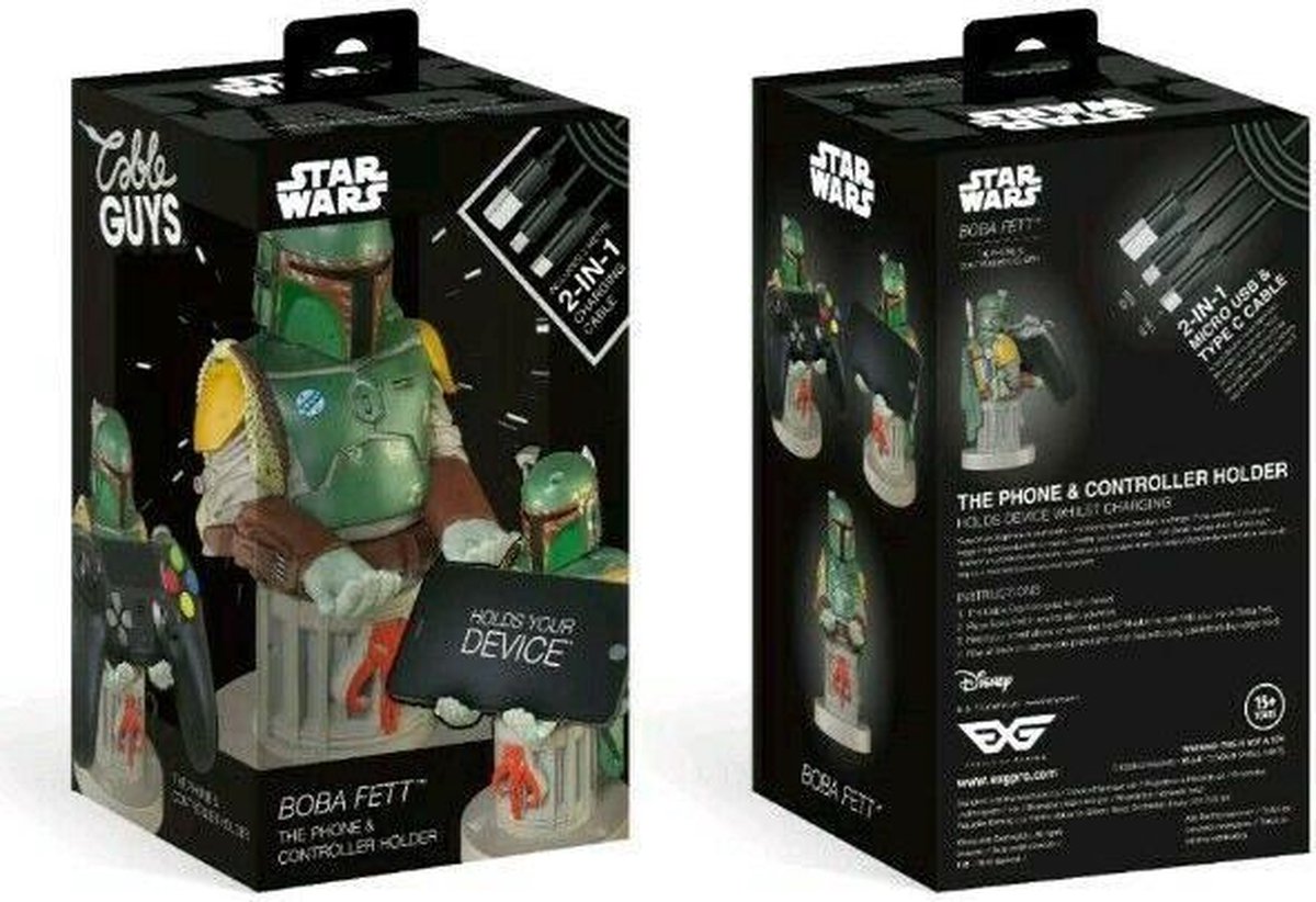 Exquisite Gaming Beeldje Guy Guy - Boba Fett - Compatibel Met Ps4-, Xbox One- En Smartphones-controllers - 20 Cm