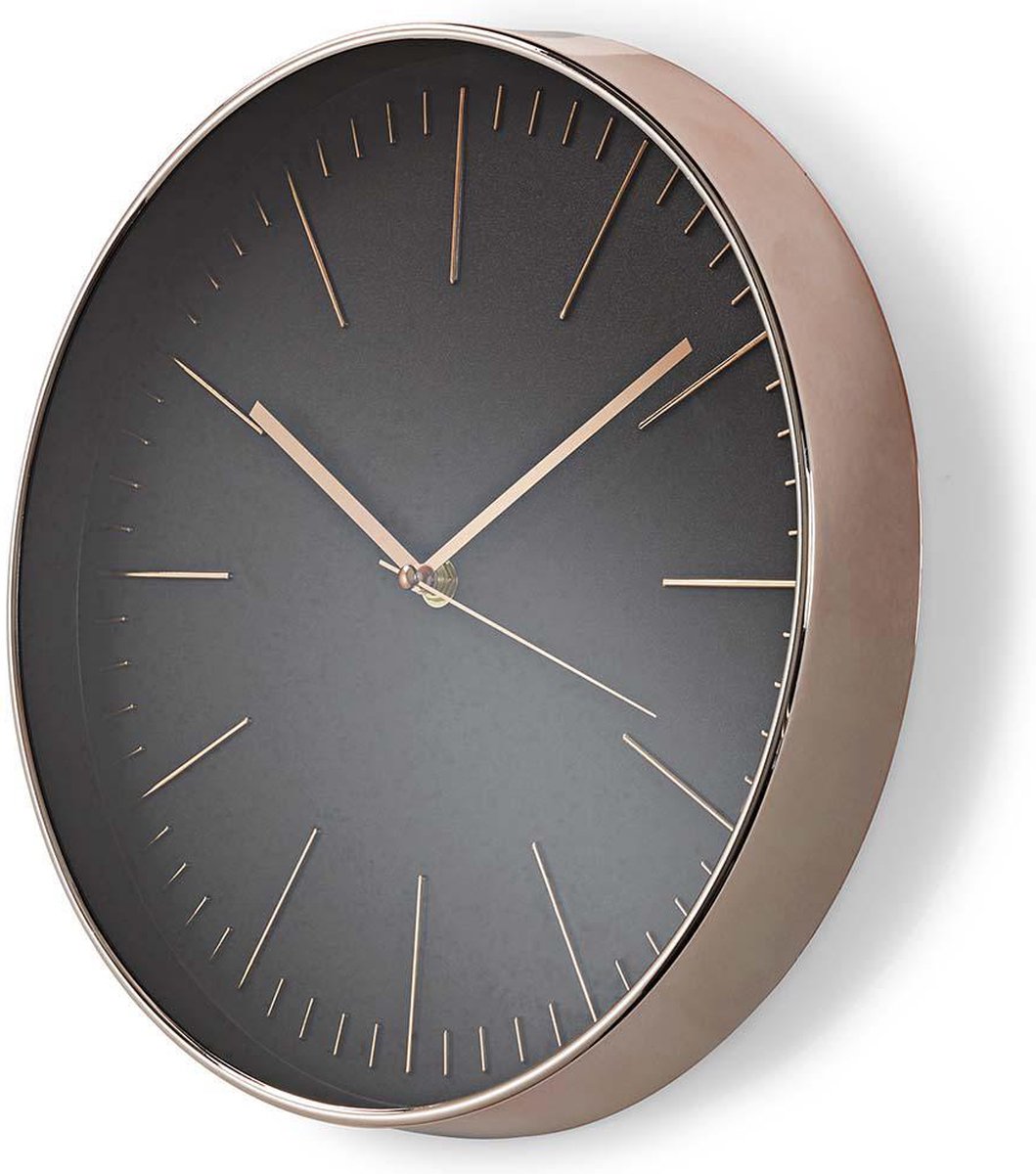 Nedis Wandklok Trendy - Zwart