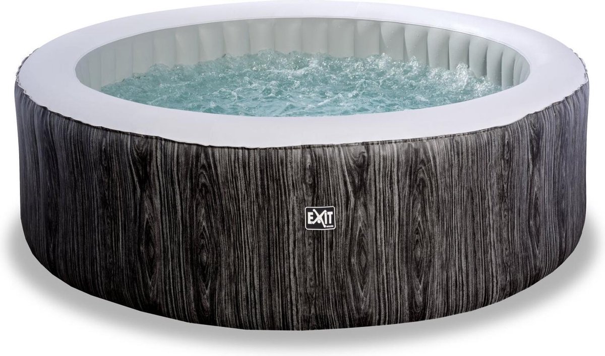 EXIT Toys Wood Deluxe Spa ø204x65cm - Donker - Grijs