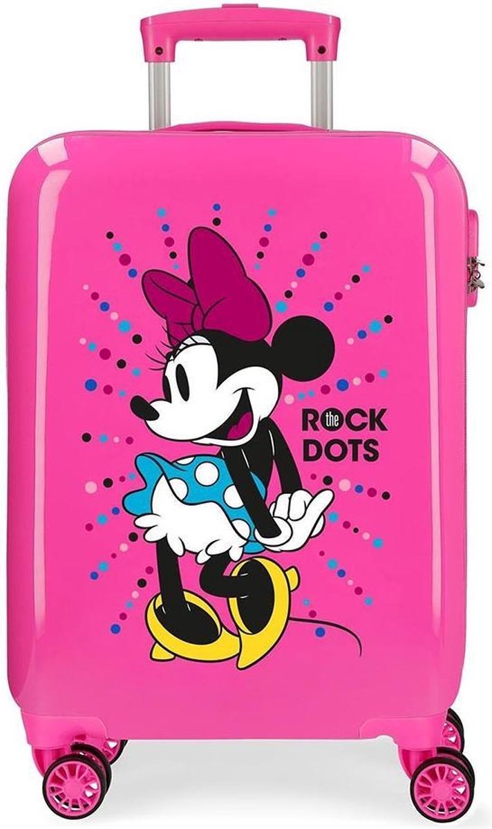 Disney Minnie Mouse Meisje Kinderkoffer Abs 55cm 4 W Sunny Day