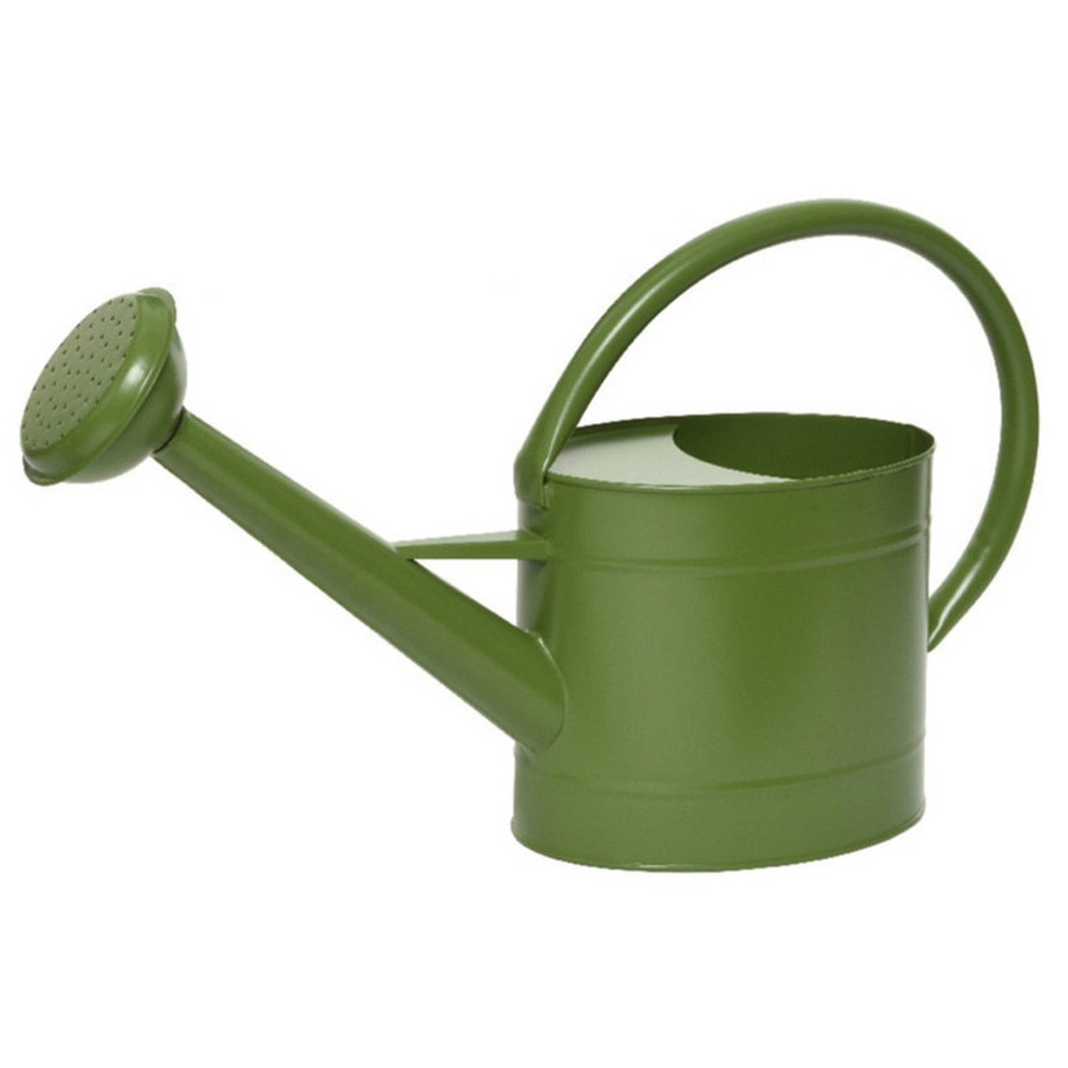 Decoris e Zinken Tuinbewatering/kamerplanten Gieters 5 Liter - Tuinplanten/binnenplanten Gieters - Gietertjes - Groen