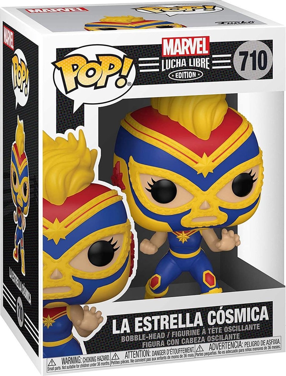 Funko Pop! Marvel - Luchadores - Captain Marvel