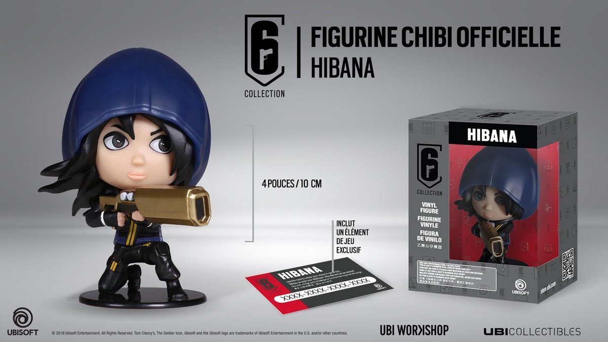 Ubisoft Beeldje Chibi Six Collectie: Hibana