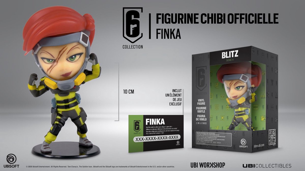 Ubi Soft Chibi Six Collection-beeldje: Finka