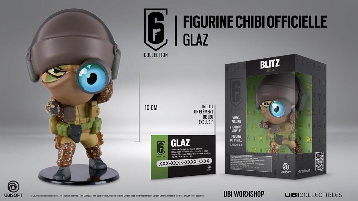 Ubi Soft Chibi Six Collection-beeldje: Glaz