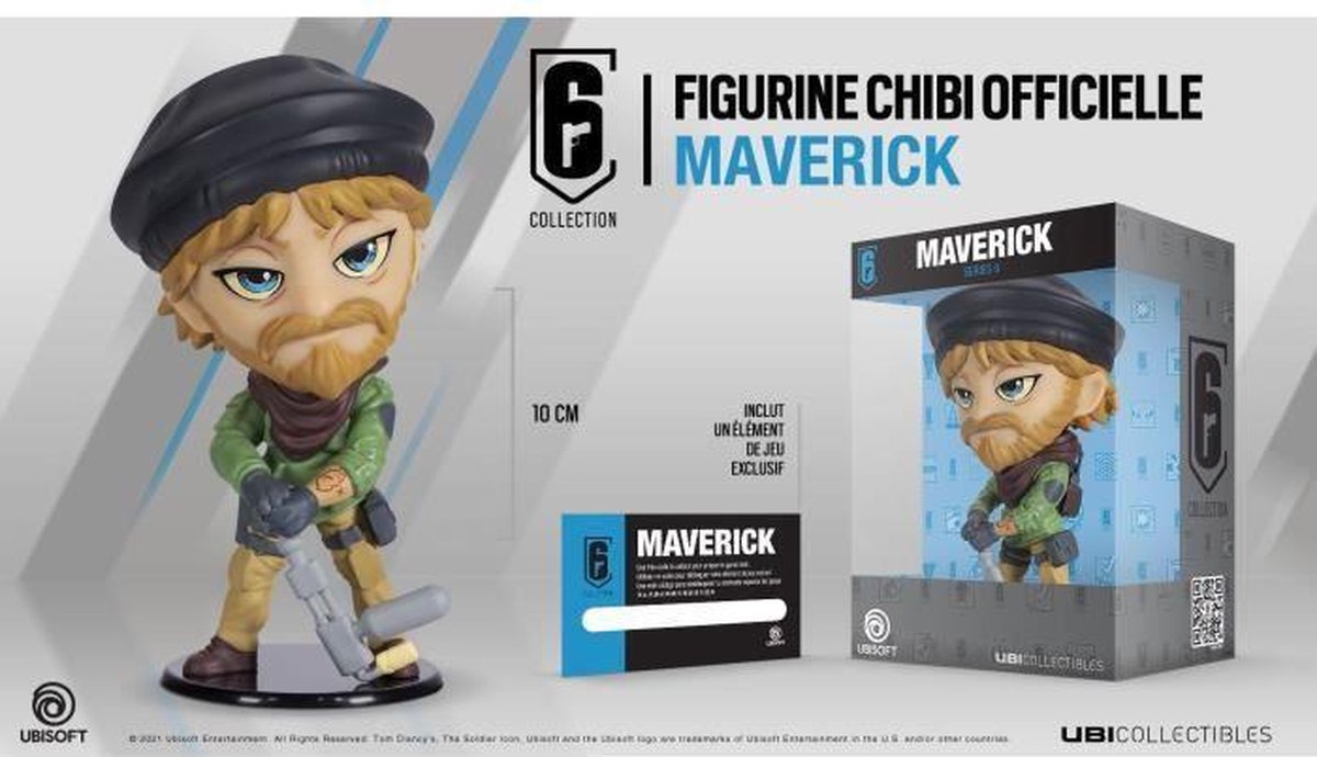 Ubisoft Chibi Six Collection-beeldje: Maverick