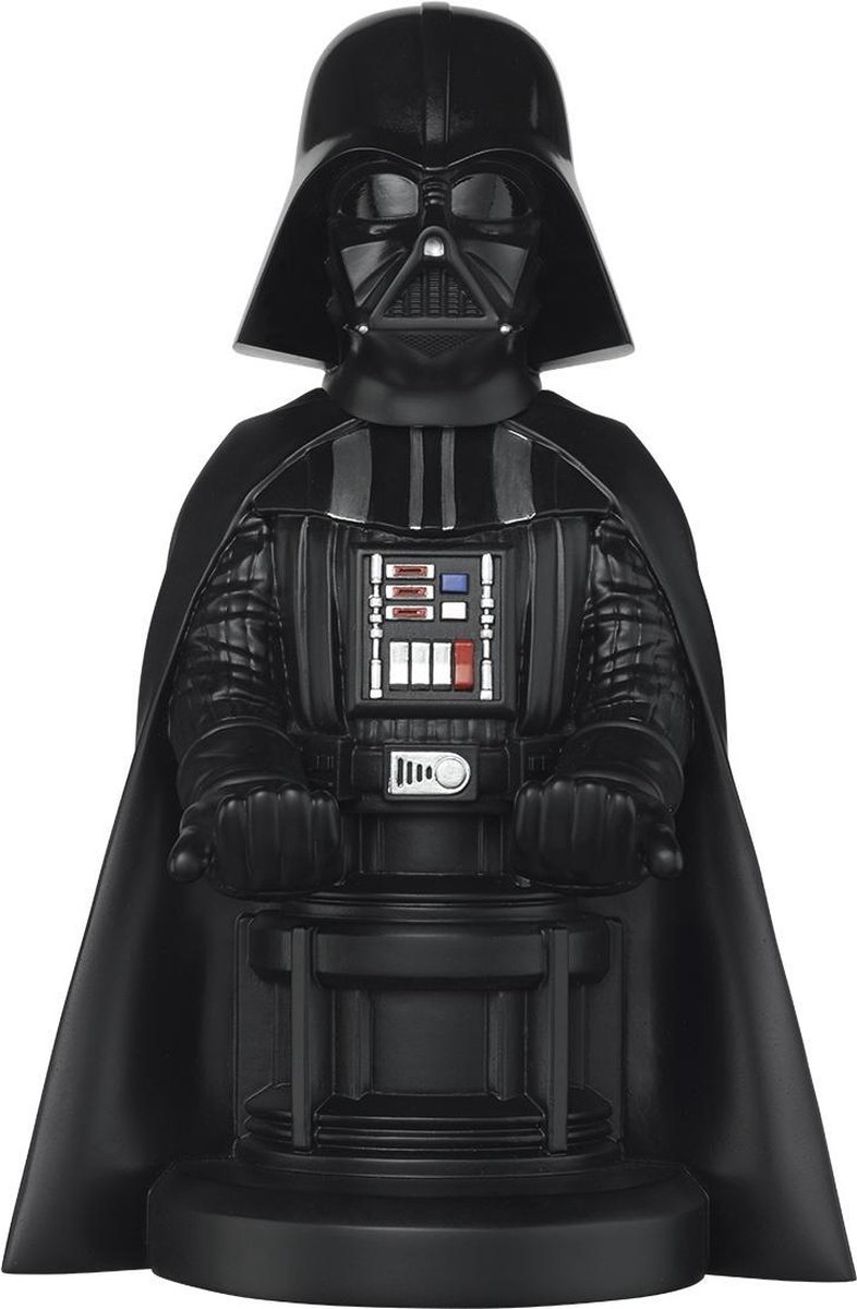 Exquisite Gaming Beeldje Ondersteuning En Oplaadkabel Guy Star Wars Controller: Dark Vader - Zwart
