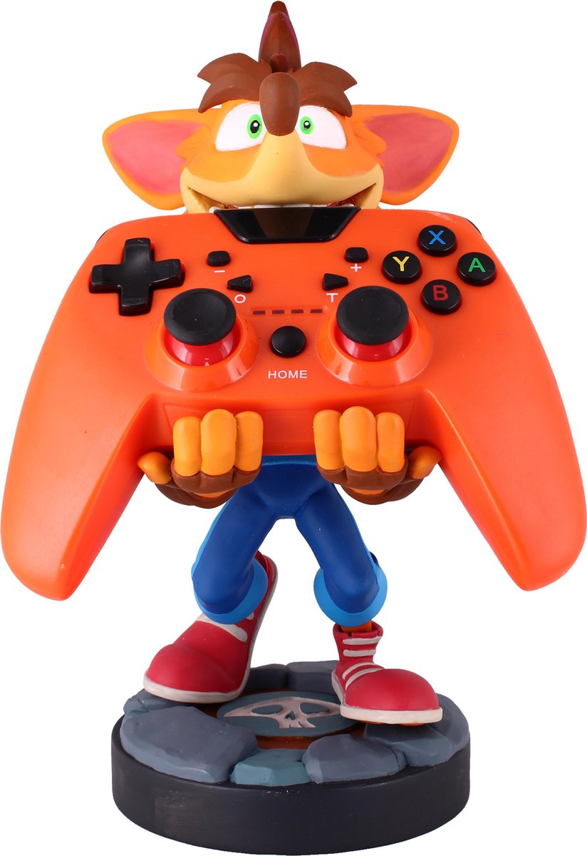 Exquisite Gaming Crash Bandicoot Quantum-beeldje - Ondersteuning En Oplader Voor Controller En Smartphone - Exquise Gaming