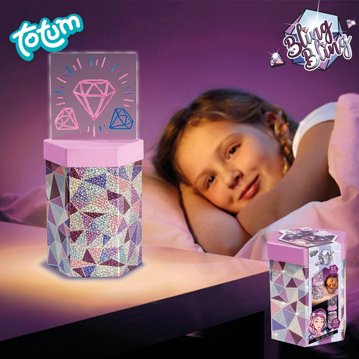Totum maak je eigen bedels meisjes gips 7 delig