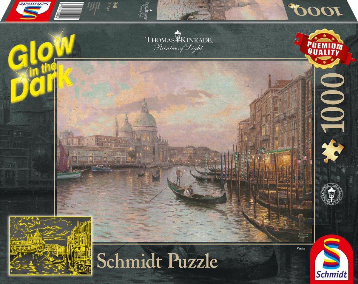 Schmidt Spiele Puzzle legpuzzel In de straten van Venetië 1000 stukjes