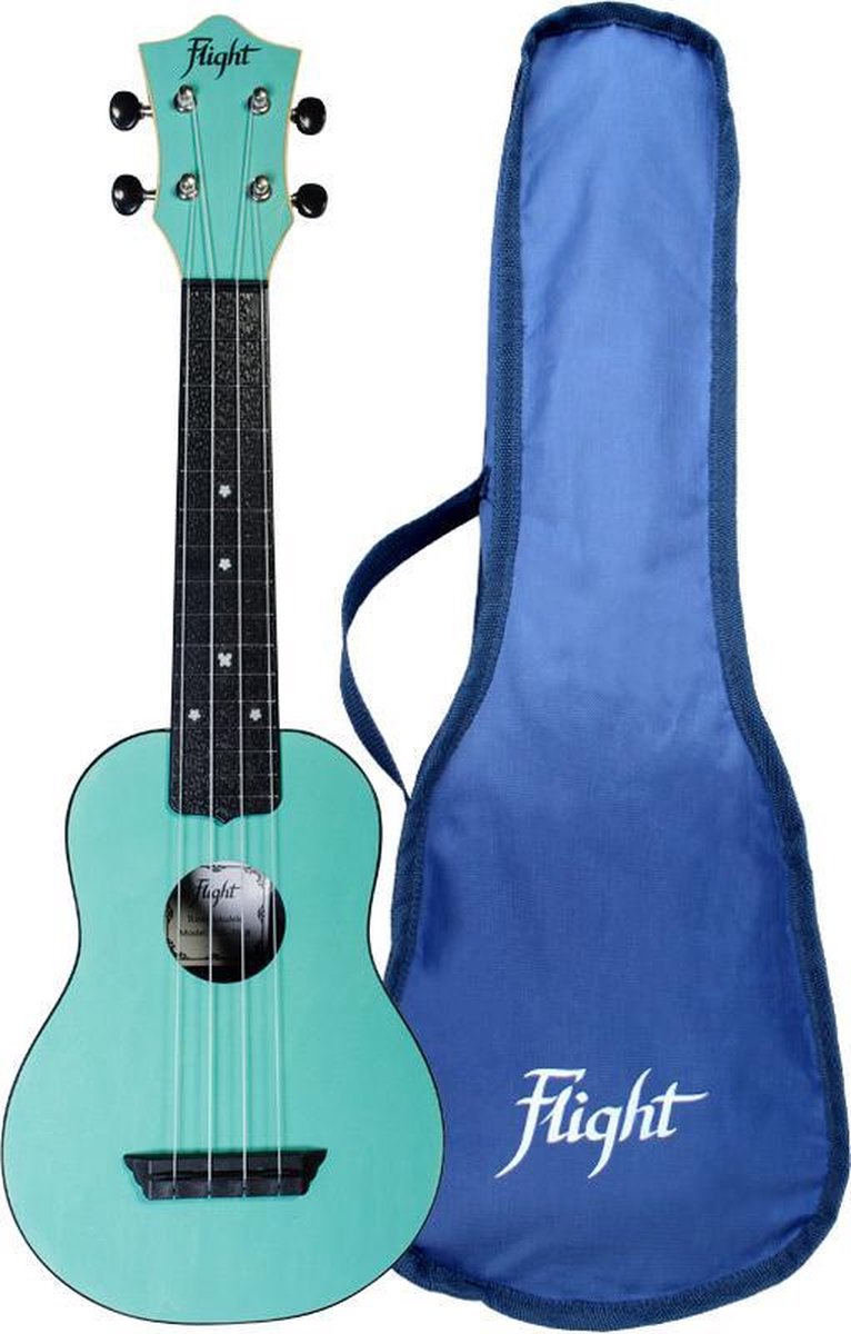 Flight Travel Series TUS35 Light Blue sopraan ukelele met gigbag