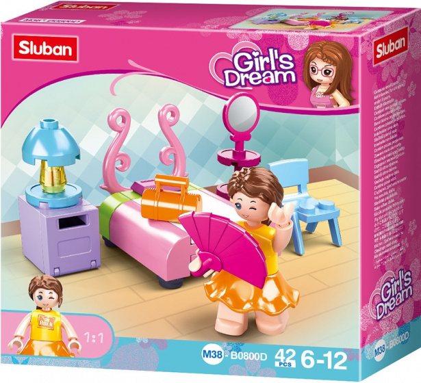 Sluban Girls Dream: slaapkamer (M38 B0800D)