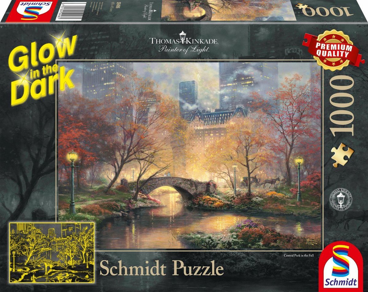 Schmidt Spiele Puzzle legpuzzel Autumn in Central Park 1000 stukjes