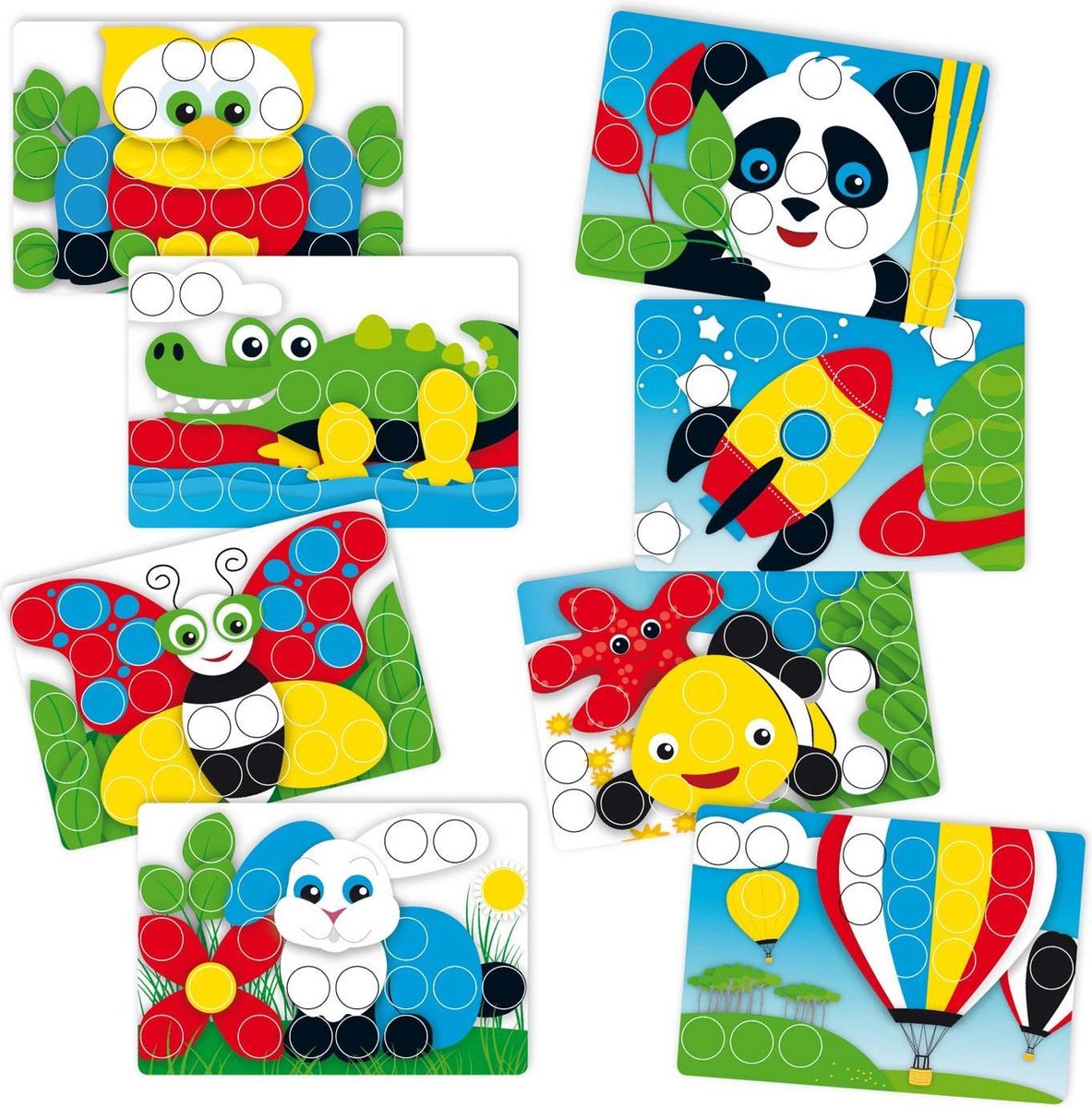 Quercetti mozaïek starter set junior 49 delig