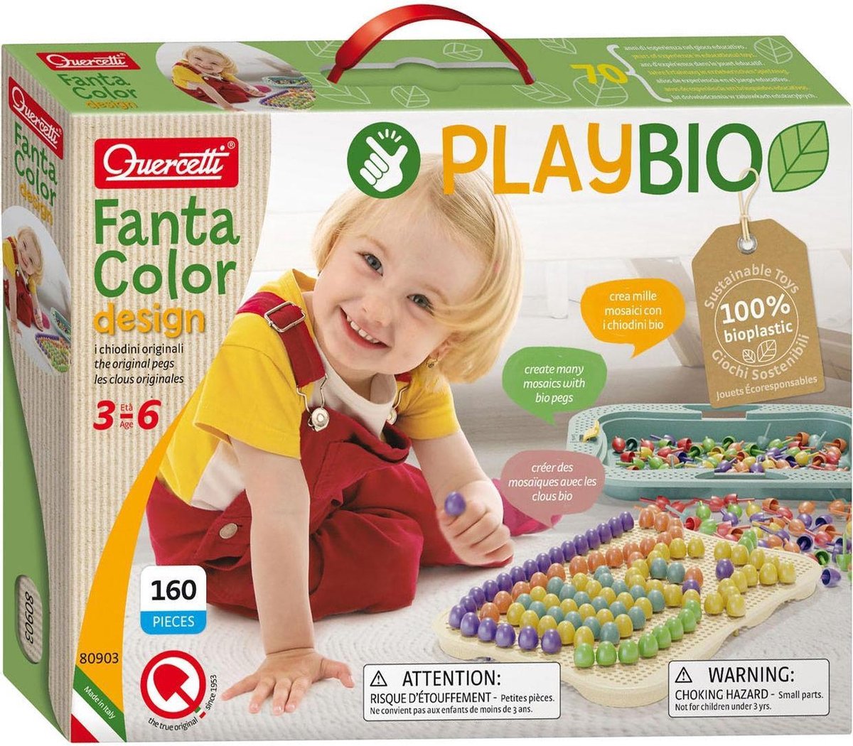 Quercetti mozaïk Fantacolor junior 164 delig