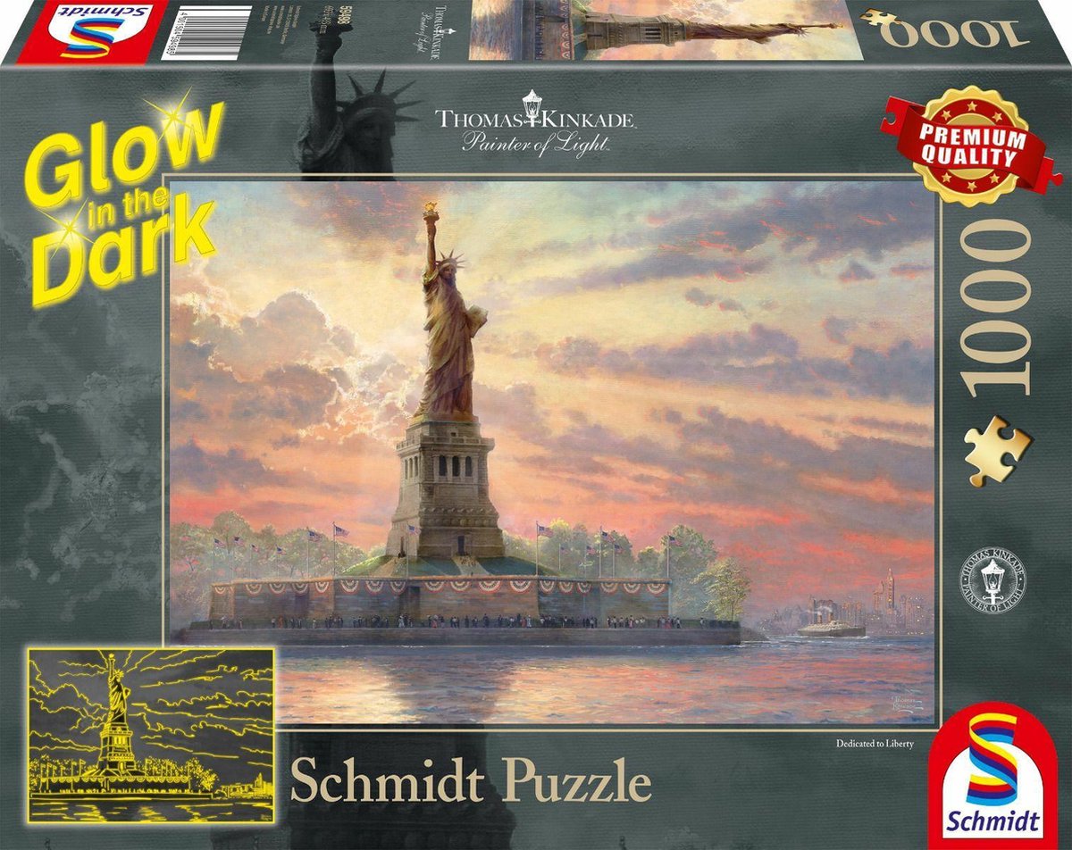 Schmidt Spiele Puzzle legpuzzel Statue of Liberty karton 1000 stukjes