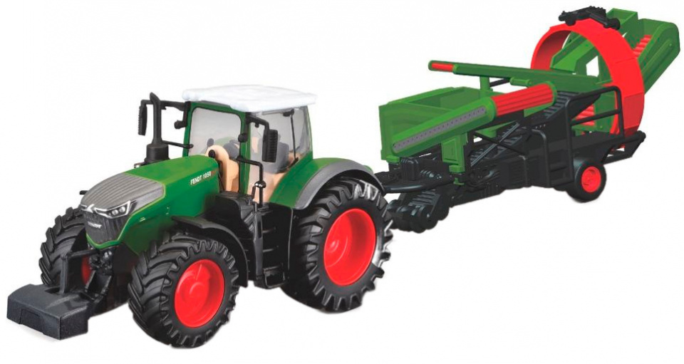 Bburago tractor Fendt 1050 Vario junior 2 delig - Groen