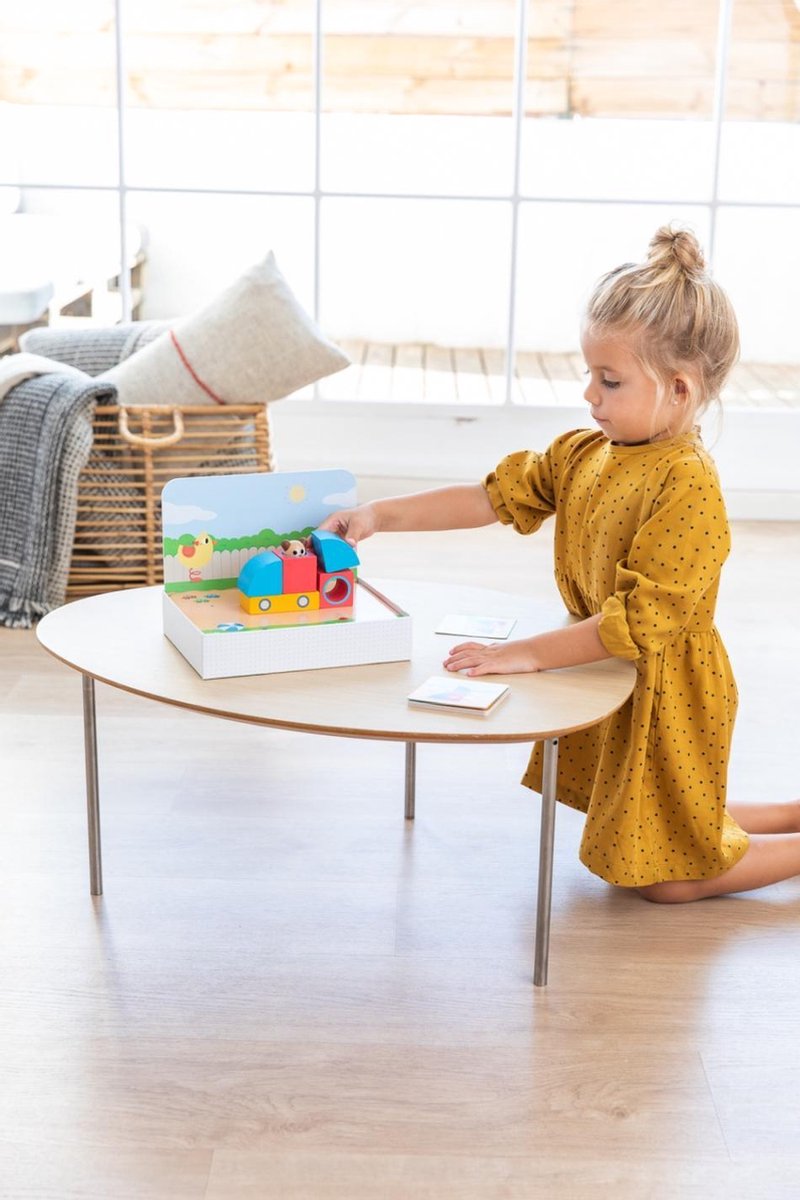 Jumbo puzzel Logic Park junior 24 x 18 cm 7 delig - Blauw