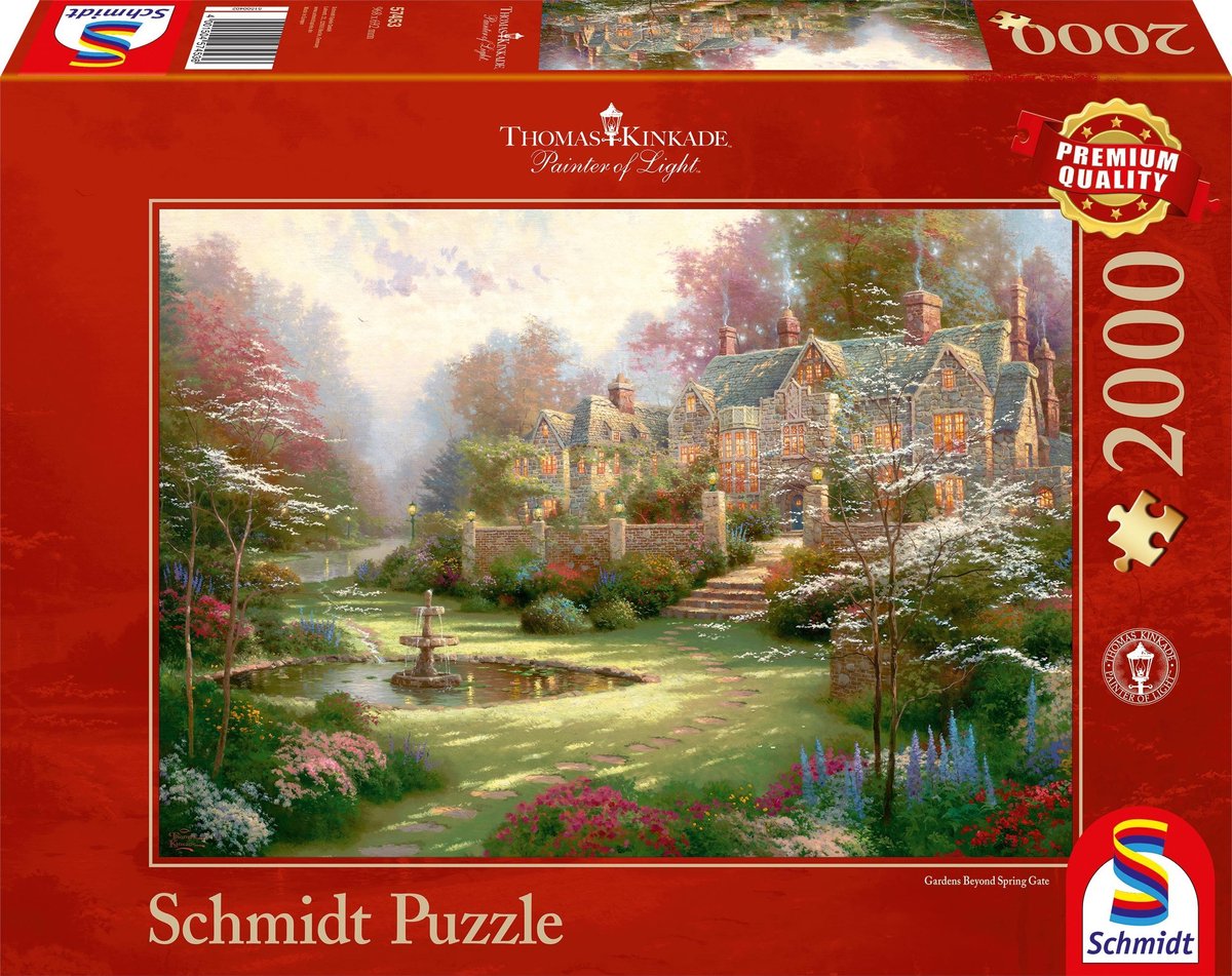 Schmidt Spiele legpuzzel Gardens beyond Spring Gate 2000 stukjes