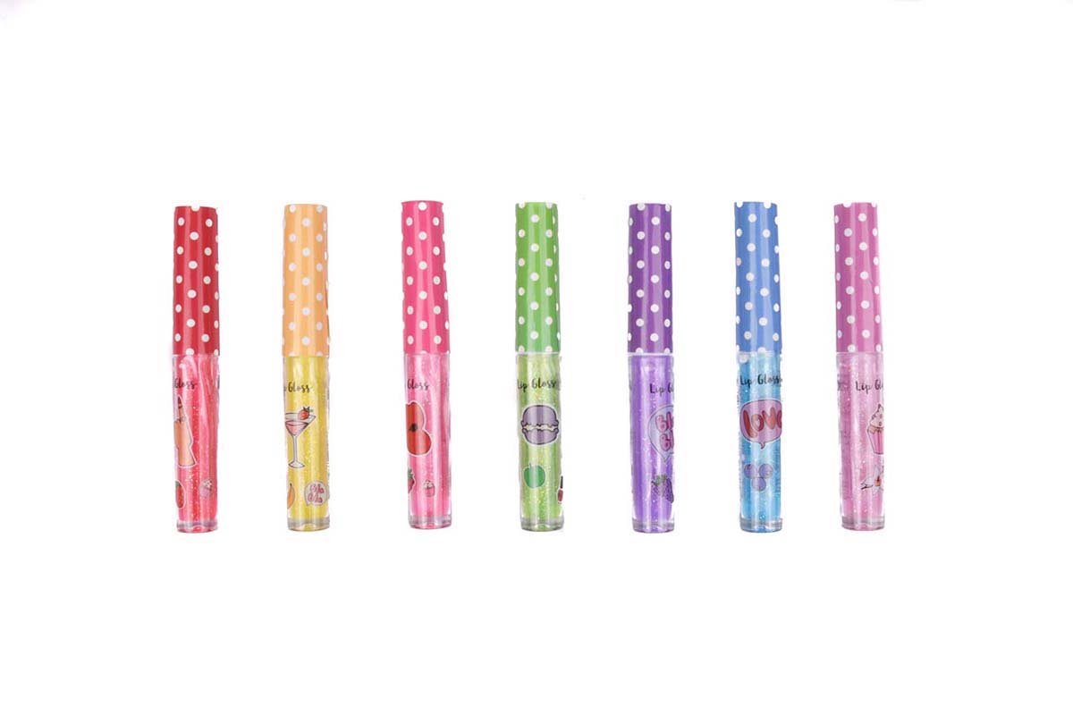 Top1Toys Create It! lipgloss set glitter en geur junior 7 delig