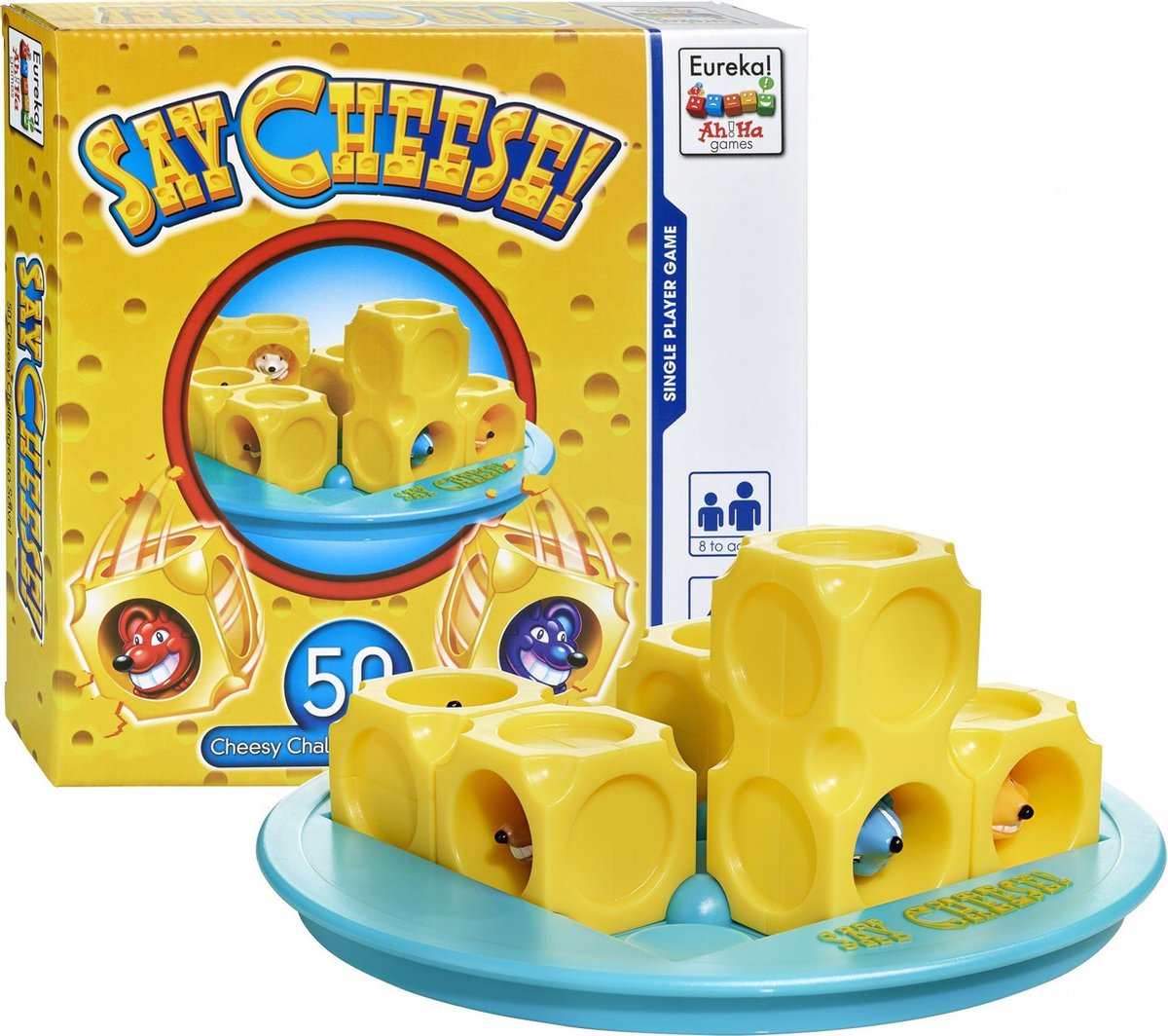 Eureka Ah!Ha Games puzzel Say Cheese junior 7 delig - Geel