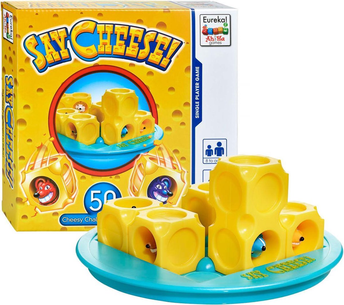 Eureka Ah!Ha Games puzzel Say Cheese junior 7 delig - Geel