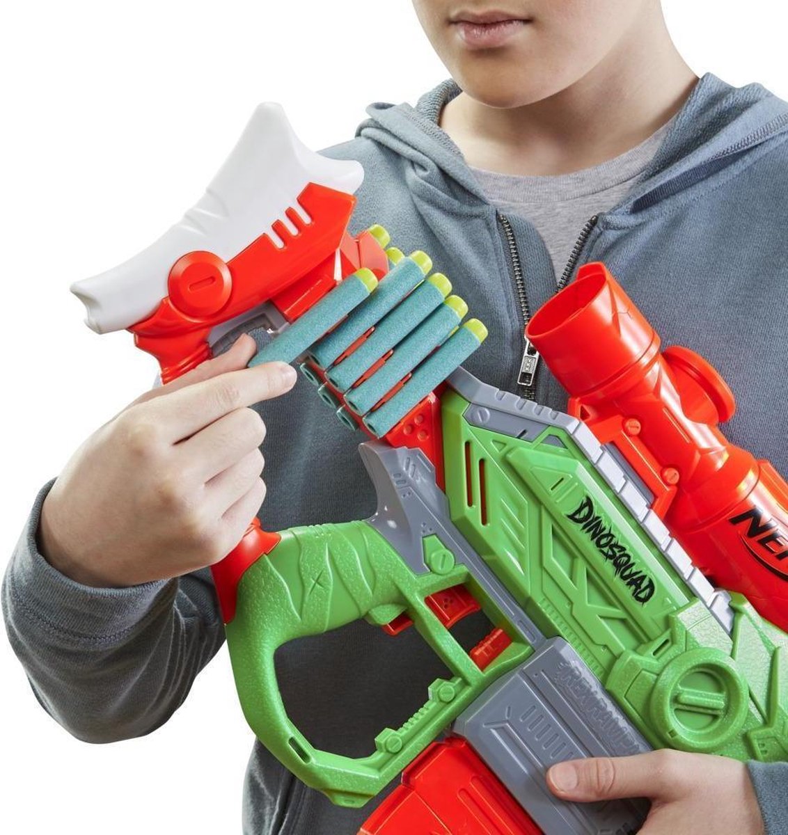 Hasbro NERF waterpistool DinoSquad Rex Rampage junior 71 cm - Groen