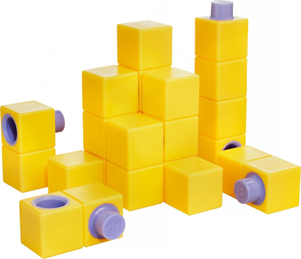 Eureka Ah!Ha Games puzzel Interlock junior geel 12 delig