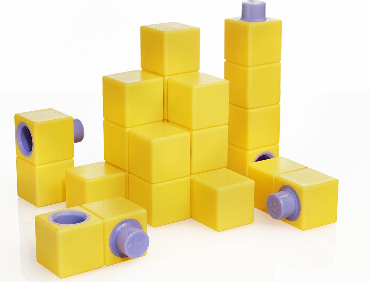 Eureka Ah!Ha Games puzzel Interlock junior geel 12 delig