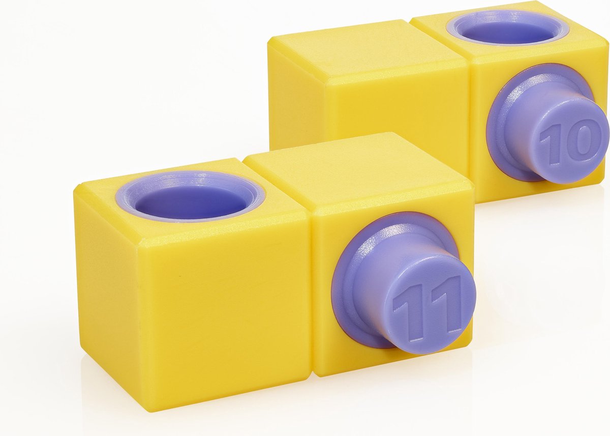 Eureka Ah!Ha Games puzzel Interlock junior geel 12 delig