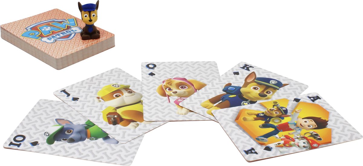 Spinmaster Nickelodeon kaartspel Paw Patrol Jumbo junior 2 4 spelers