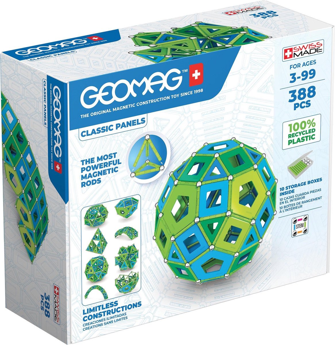 Geomag bouwpakket Magicube junior neodymium 388 delig