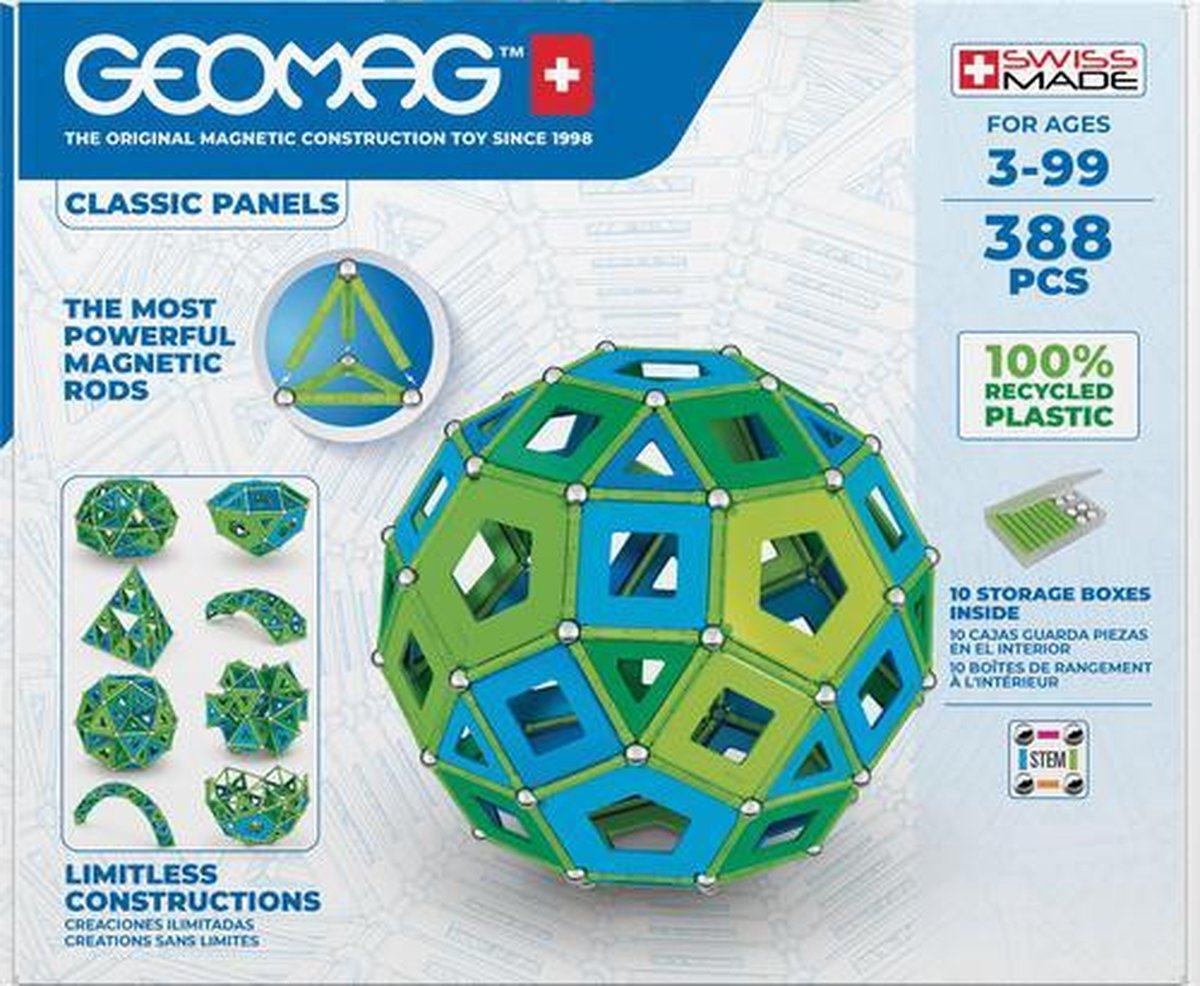 Geomag bouwpakket Magicube junior neodymium 388 delig