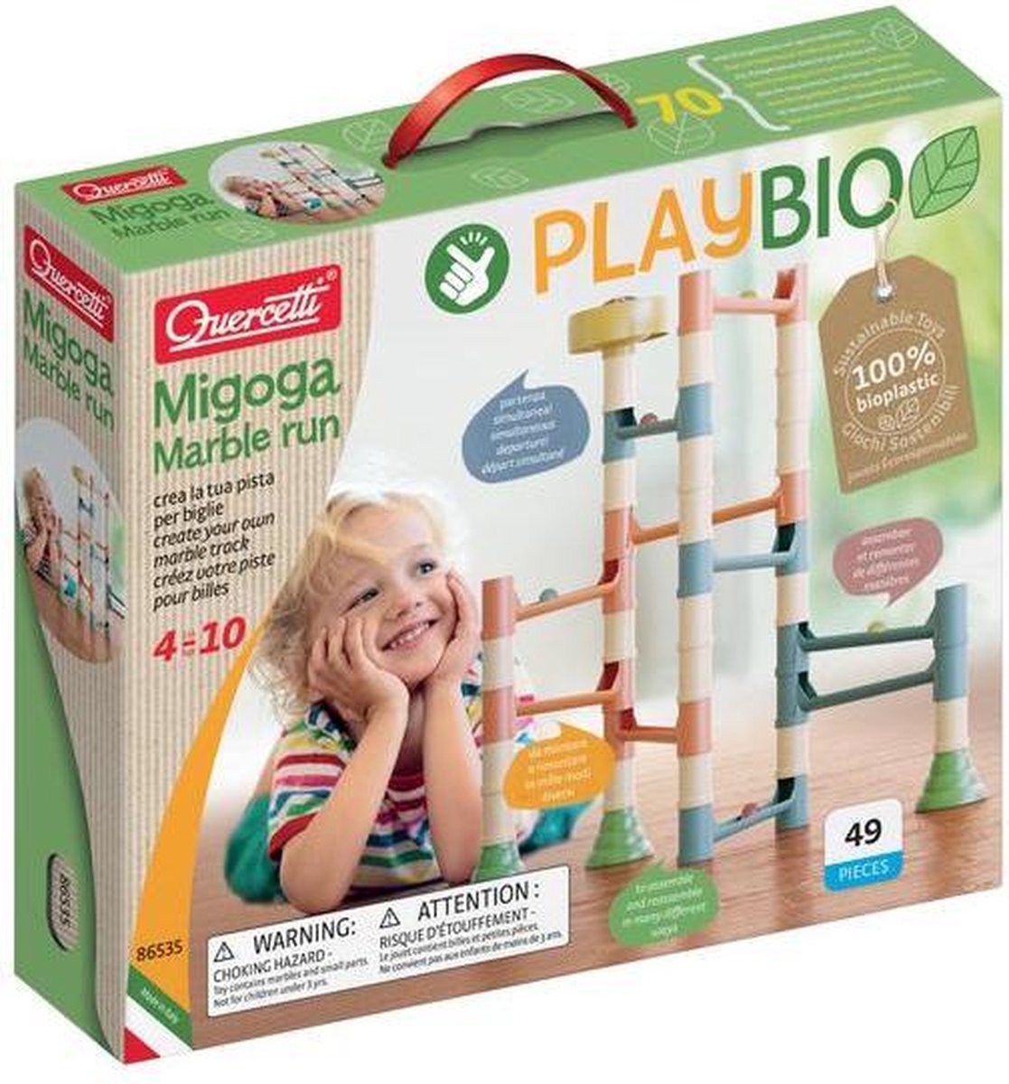 Quercetti knikkerbaan Migoga Marble Run junior 49 delig