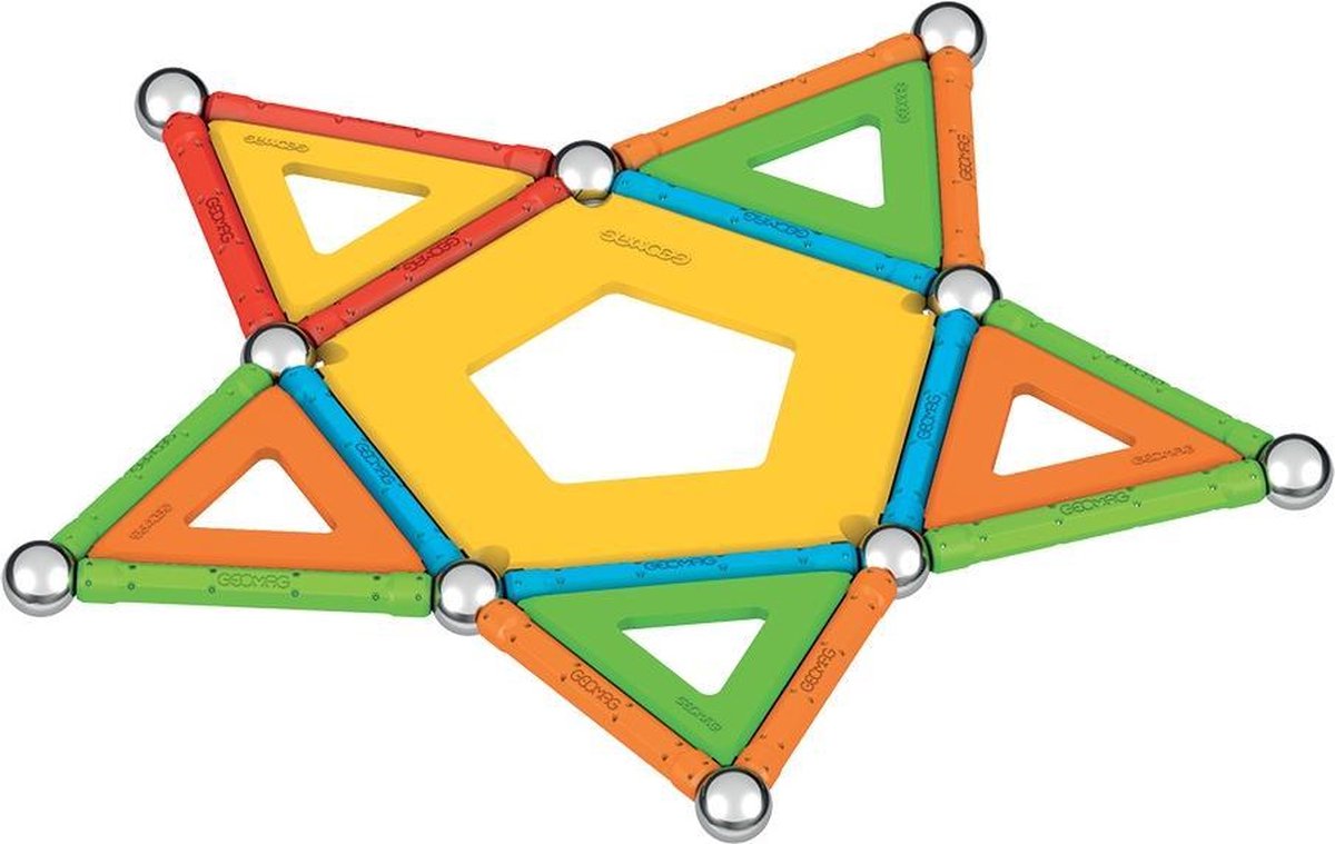 Geomag bouwpakket SuperColor Panels junior neodymium 52 delig