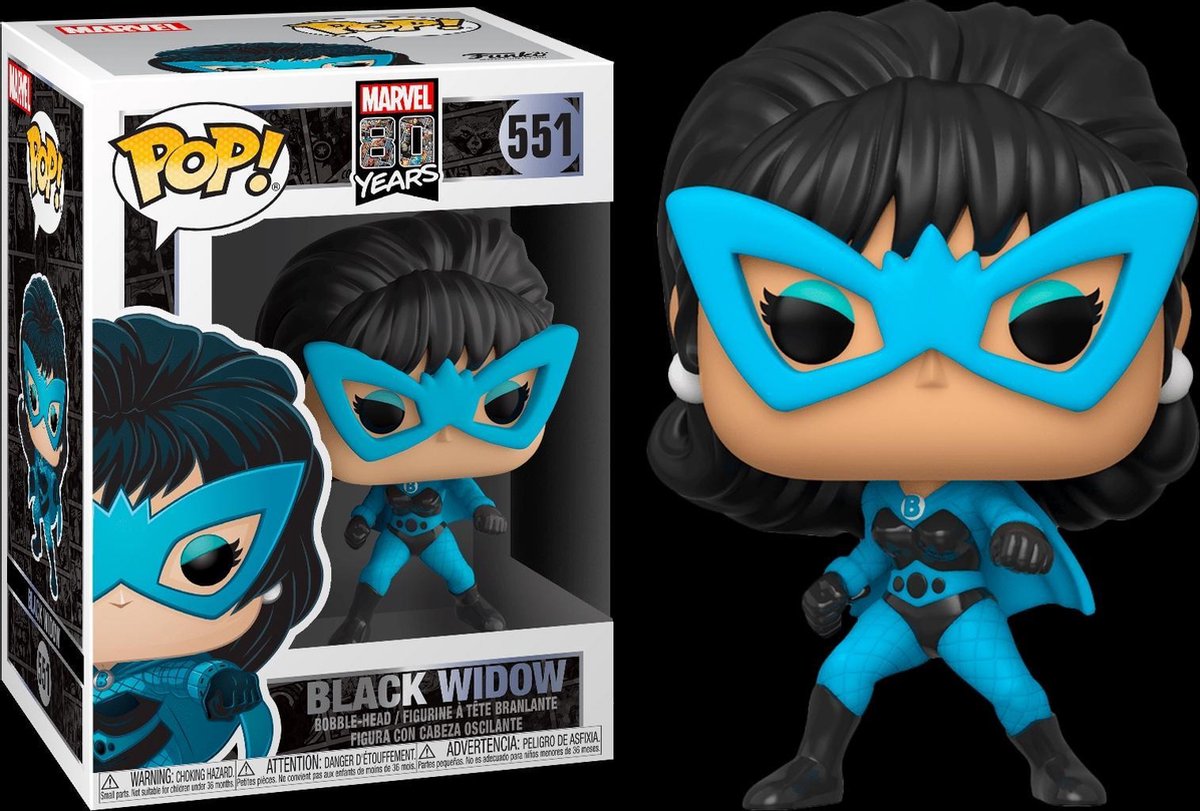 Funko Pop! Marvel 80th Anniversary First Appearance Black Widow - Blauw