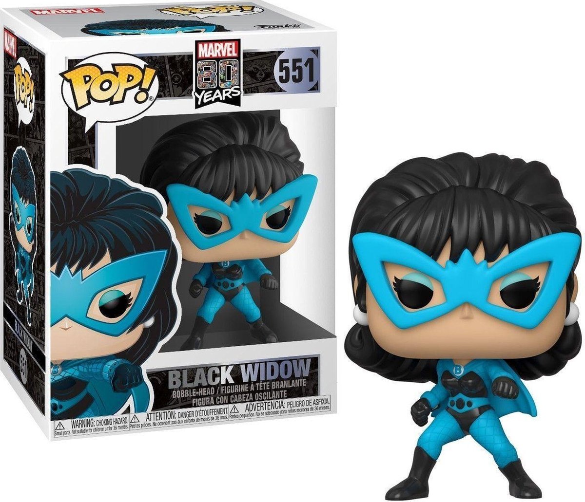 Funko Pop! Marvel 80th Anniversary First Appearance Black Widow - Blauw