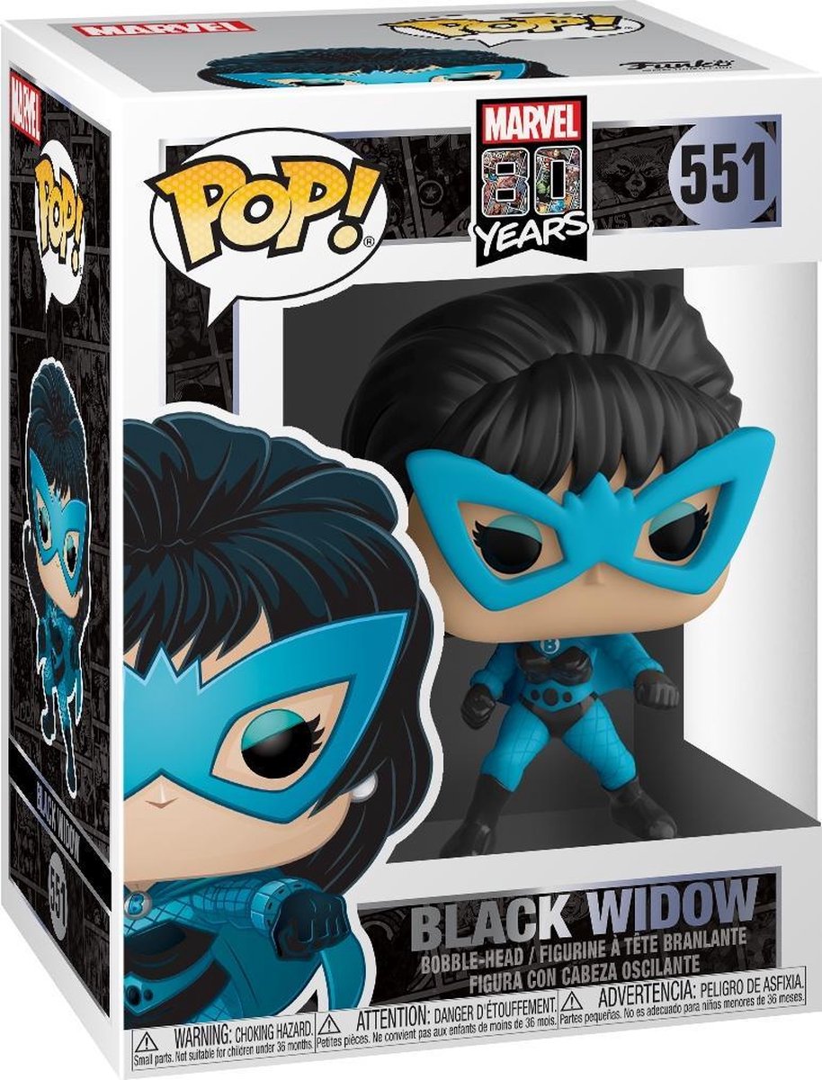 Funko Pop! Marvel 80th Anniversary First Appearance Black Widow - Blauw