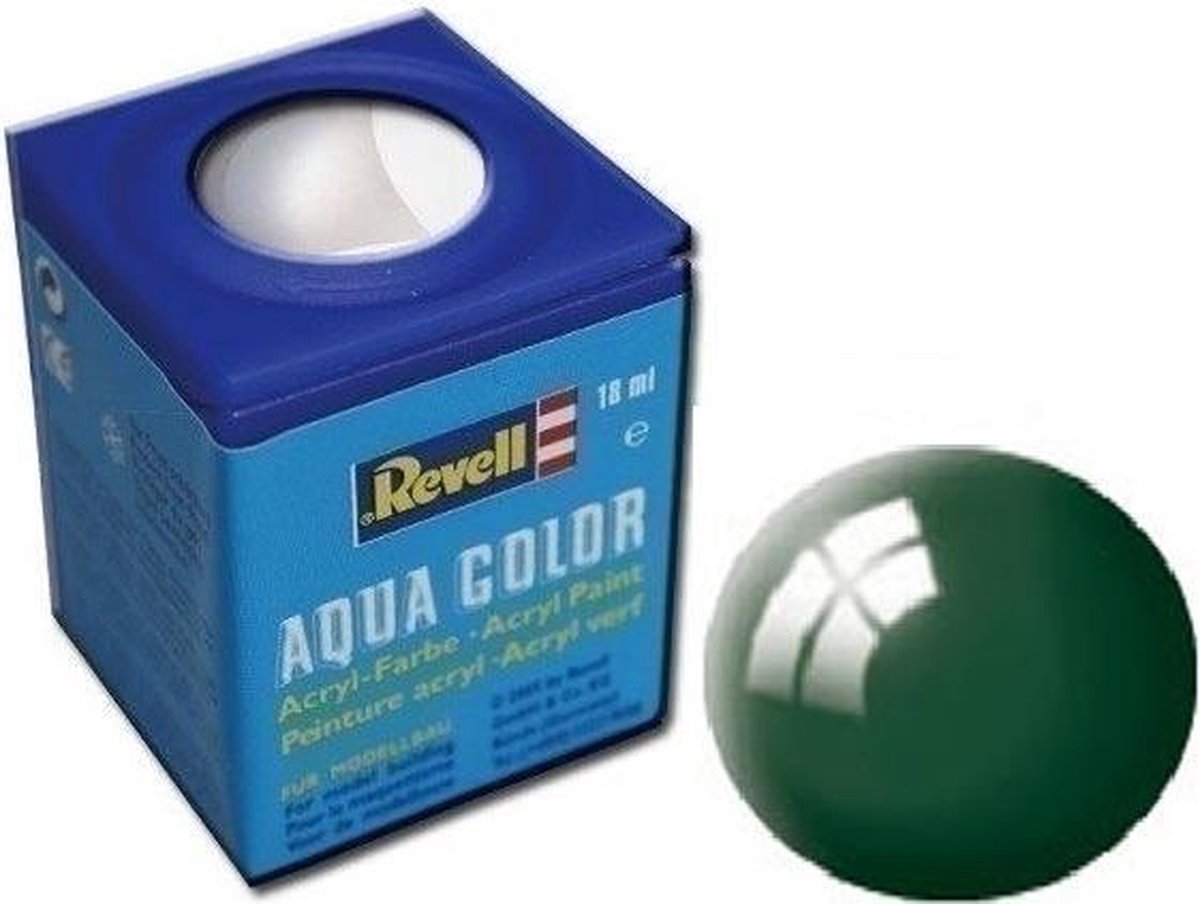 Revell Aqua Color waterverf donkergroen glanzend 18ml