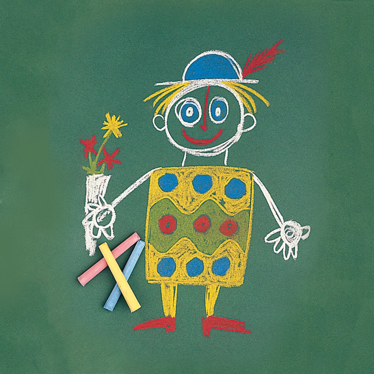 Ses Creative bordkrijtjes junior kleur 12 stuks