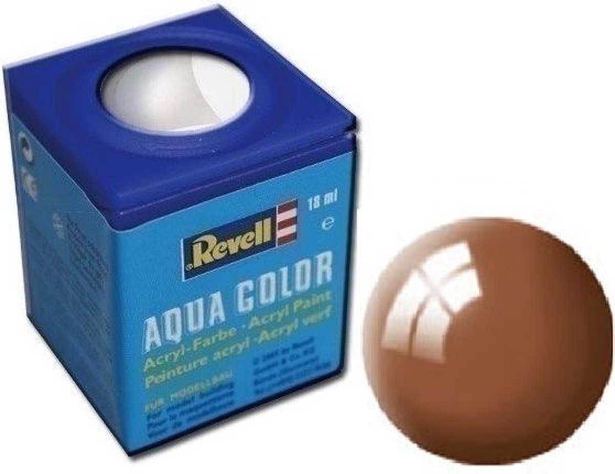 Revell Aqua Color waterverf klei glanzend 18ml - Bruin