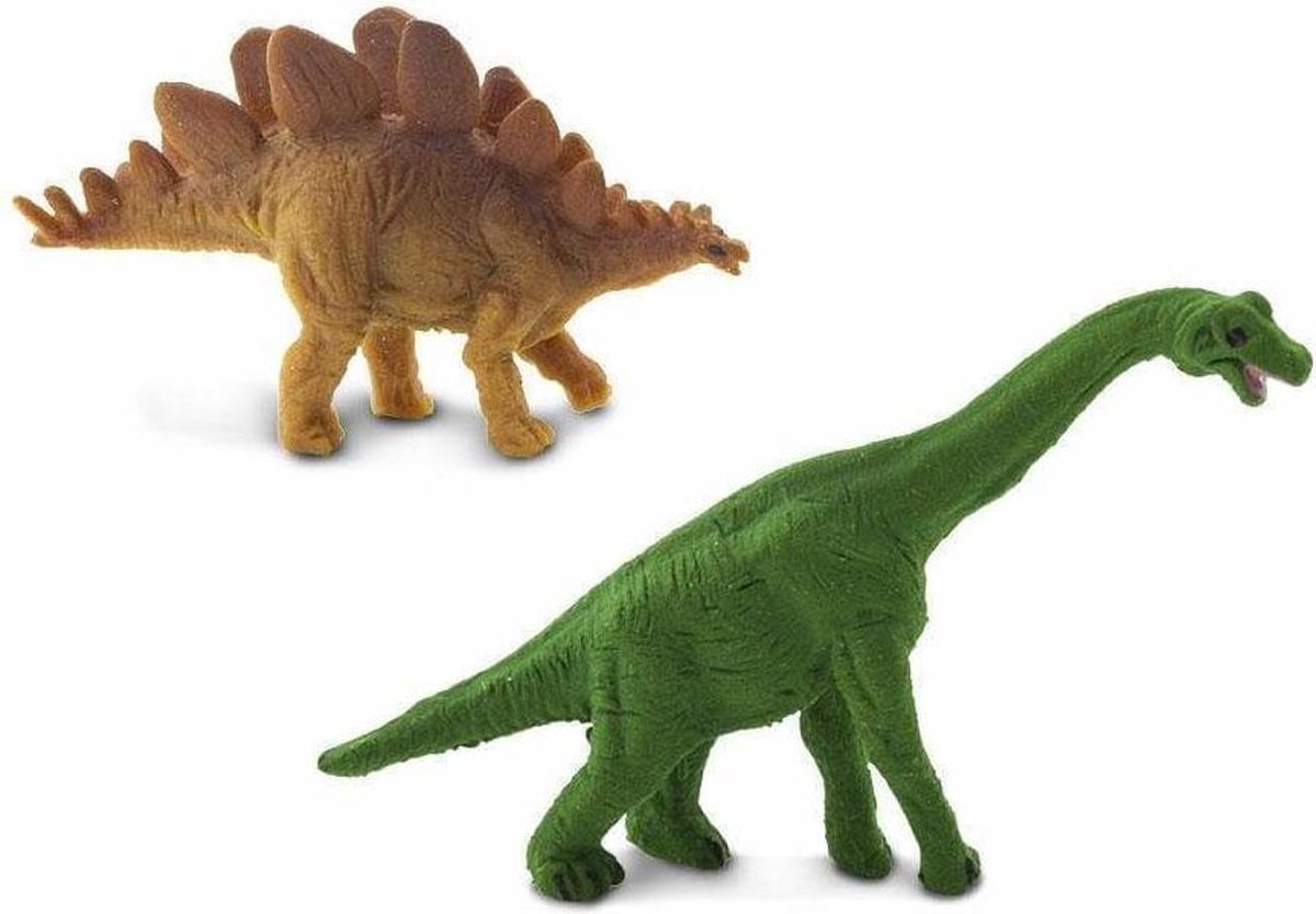 Safari speelset Lucky Minis dinosaurussen 2,5 cm groen 192 delig