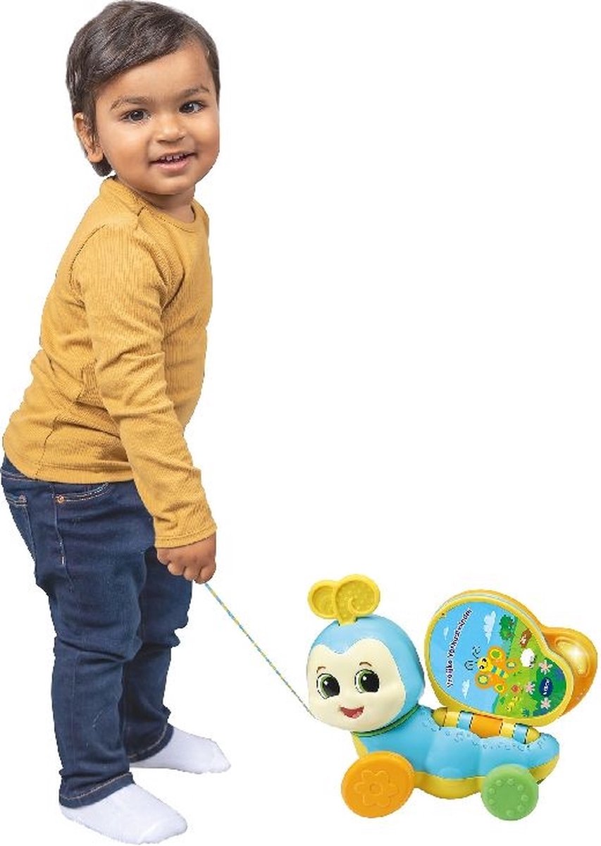 Vtech Vrolijke Verhaalvlinder 25 cm lichtblauw