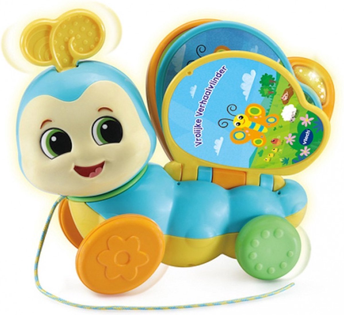 Vtech Vrolijke Verhaalvlinder 25 cm lichtblauw