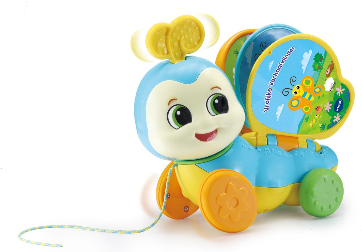 Vtech Vrolijke Verhaalvlinder 25 cm lichtblauw