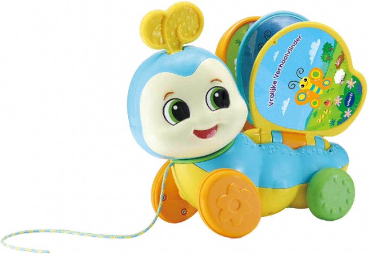 Vtech Vrolijke Verhaalvlinder 25 cm lichtblauw