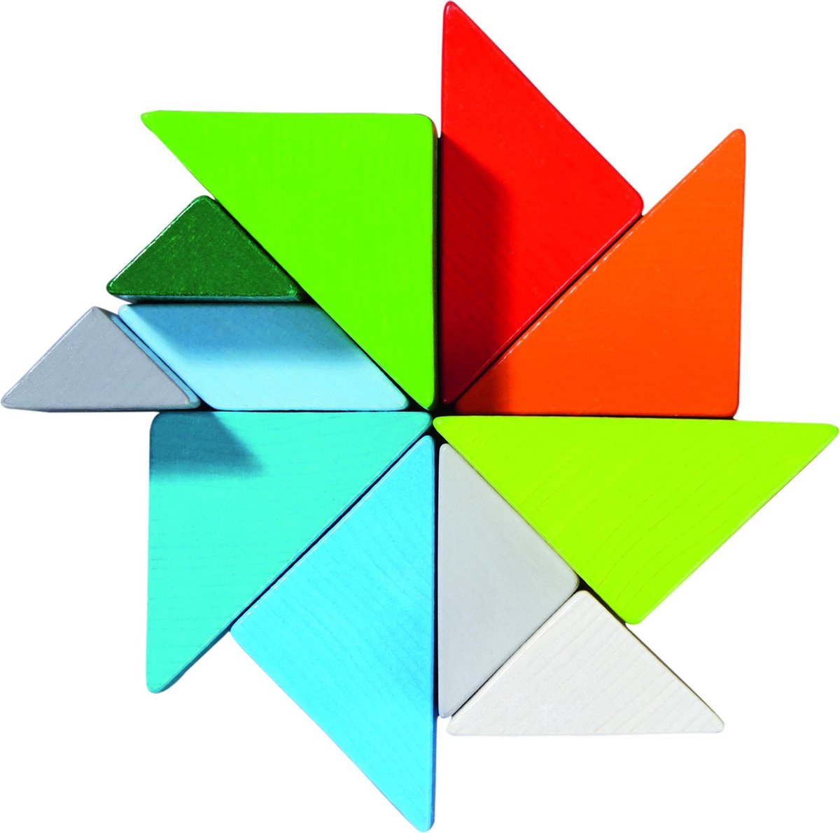 HABA vormenspel Tangrammix junior hout 21 stukjes