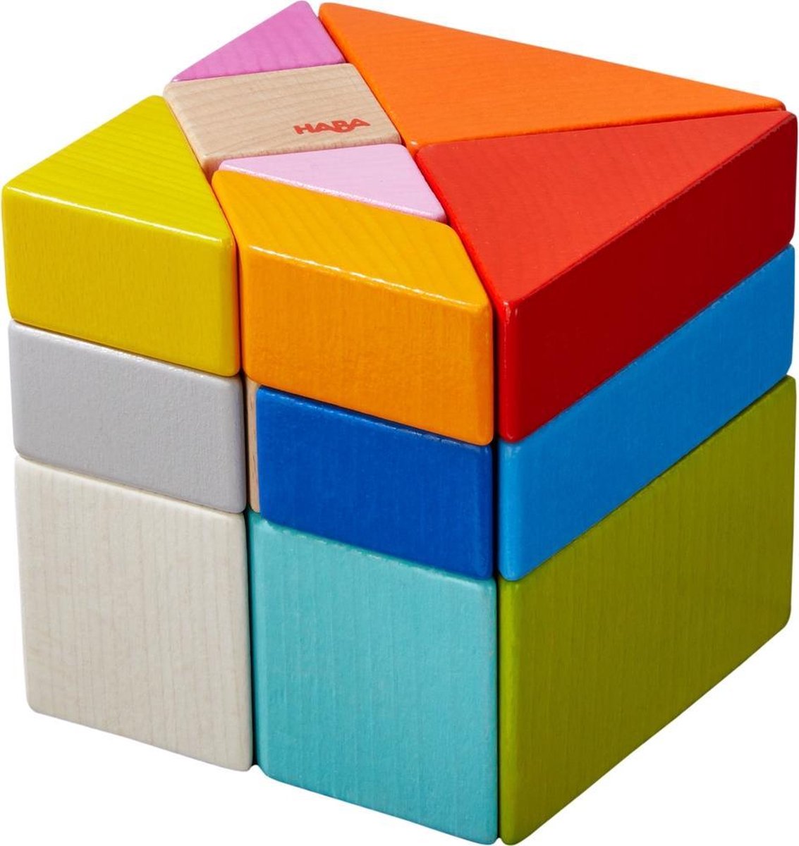 HABA vormenspel Tangrammix junior hout 21 stukjes