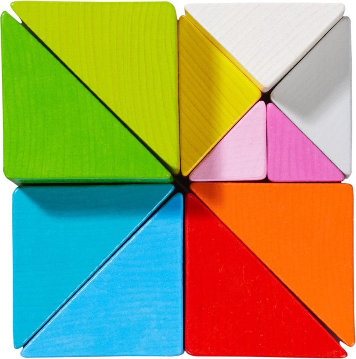 HABA vormenspel Tangrammix junior hout 21 stukjes