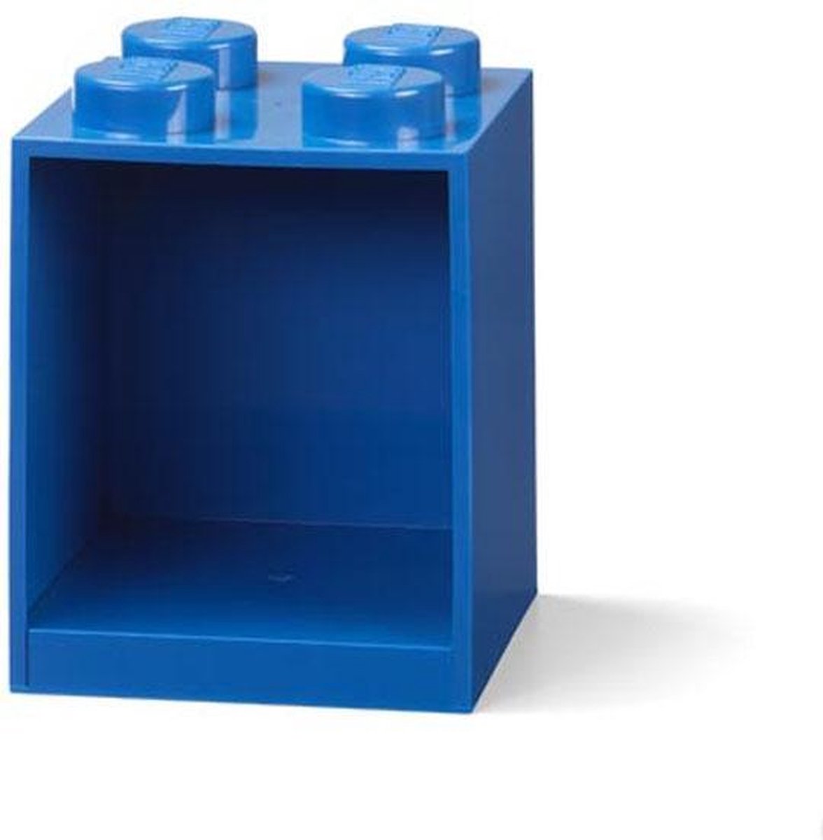 Lego wandschap 4 noppen 16 x 16 x 21 cm polypropyleen - Blauw